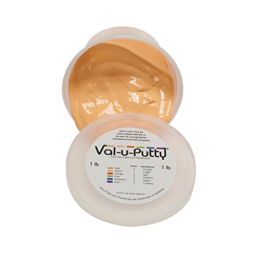 Val-u-Putty 10-3941 Exercise Putty, X-Light, Peach, 1 lb.