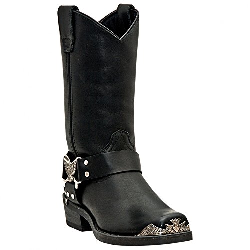Dingo Men's Chopper Harness Boot,Black,12 EW US3