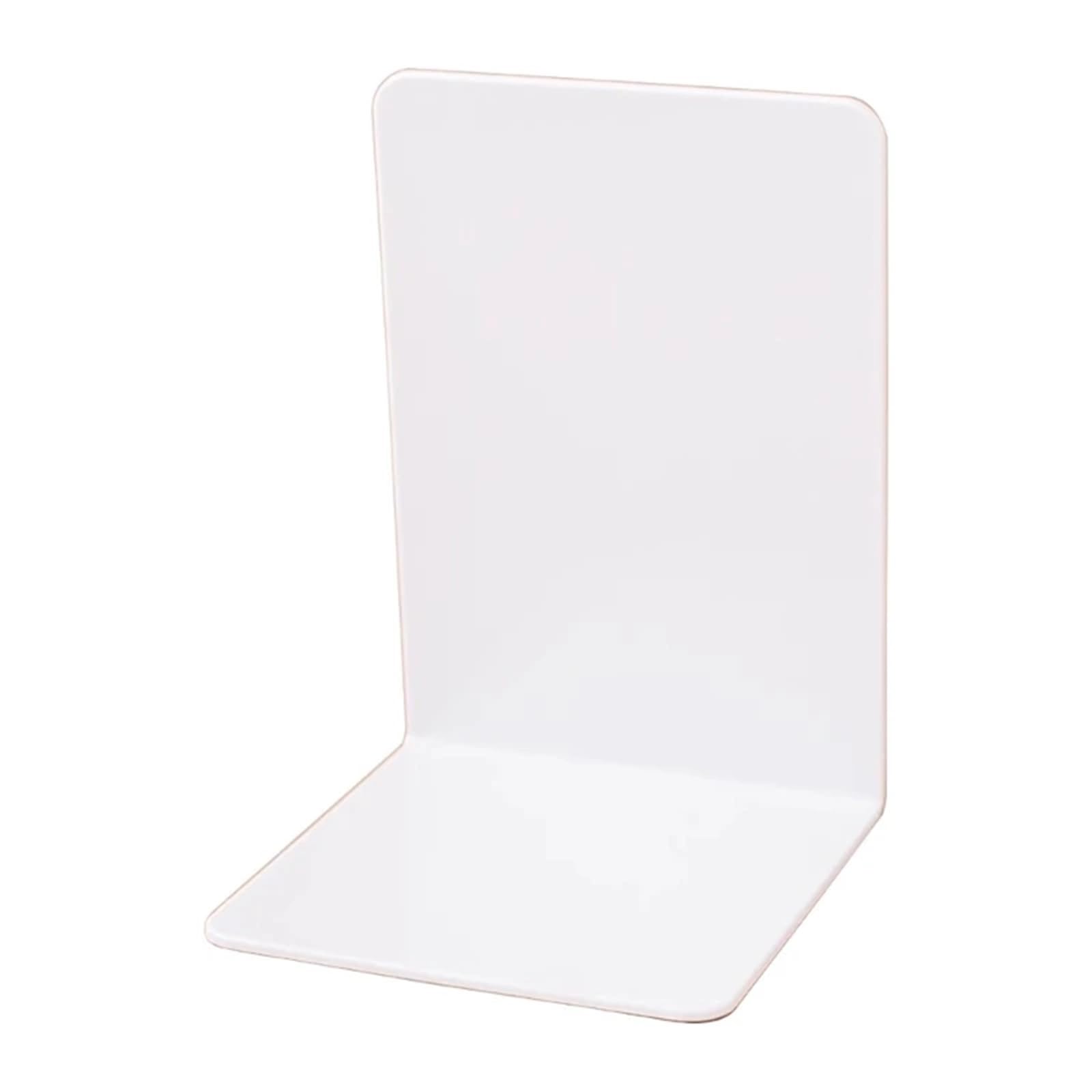 4Pcs Bookends L-Shaped Book Stoppers for Book