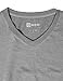 H2H Men's V-Neck Long Sleeve Light Weight T Shirts - Slim Fit Casual Gray US S/Asia M (KMTTL0374)