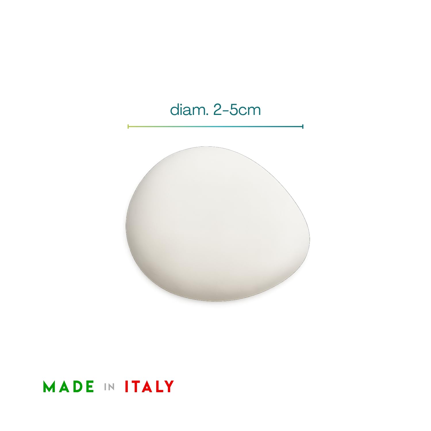 Sassi Decorativi in Plastica per Vasi 80 pz 2-5 cm Bianco