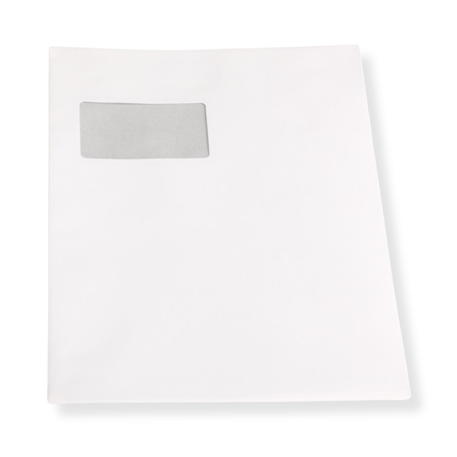 1000 Stück Versandtaschen Briefumschläge C4 A4 weiß haftklebend mit Fenster 229x324 mm HK
