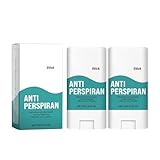 2PCS Antitranspirant Deo Stick Gegen Starkes Schwitzen, Antitranspirant Deo gegen Schwitzige Hände, Schweiß Füße und Schwitzen im Gesicht, Täglicher Schutz gegen Schwitzen mit Langzeitschutz
