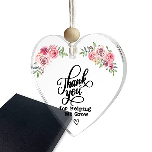 Lehrer-Wertschätzungsgeschenke, Lehrer-Geschenke für Frauen, Dankeschön-Geschenk für Mutter, Papa, inspirierend, ermutigend, Ornament, Acryl-Hängetafel, Andenken, Geburtstag Cover