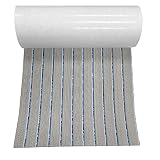 Hjdeck EVA Foam Boat Decking Self-Adhesive Faux Teak Boat Flooring Decking Sheet Non-Slip Marinet Ca