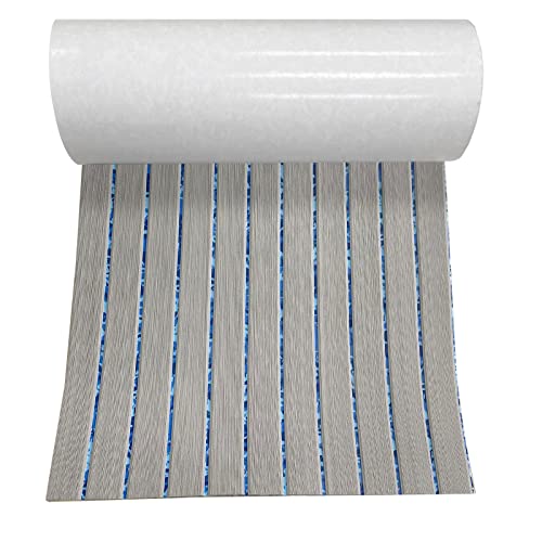 Hjdeck Eva Foam Boat Decking Self-Adhesive Faux Teak Boat Flooring Decking Sheet Non-Slip Marinet Carpet Golf Cart Kayak Yacht Kayak Fishing Boat Swimming Pool Rv Flooring Decorate Mat #TOP4