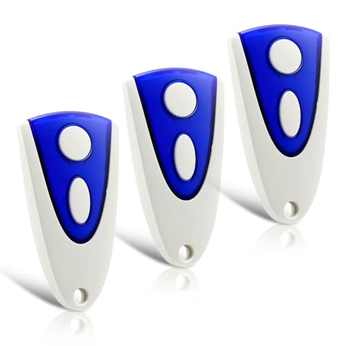 Lot de 3 pièces de rechange pour émetteur manuel Novotron 502, ouvre-porte de garage 433,92 MHz, 2 canaux, compatible avec l'émetteur manuel Novoferm 502 MAX43-2, Novotron 512 MIX43-2