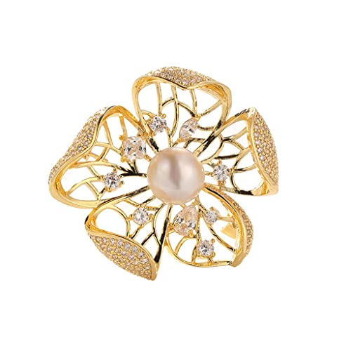 Broche de corsage en perles pour offrir un bijou poétique et rétro