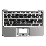 Laptop Replacement Keyboard Fit HP Envy X2 11-G000 X2 11-G100 X2 11-G003TU 694497-001 US Layout with C Shell