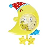 Application: L'horloge pour enfants est parfaite pour la chambre d'enfant, la chambre à coucher, le bureau, la crèche, la salle de classe.