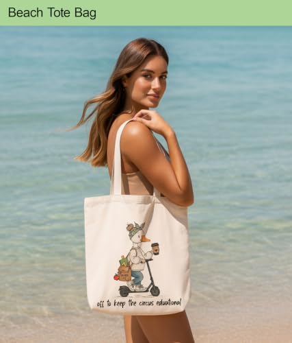 Image of Aesthetic Tote Bag for Women Girls, Stylish Tote Bag for Friends Besties Coworker