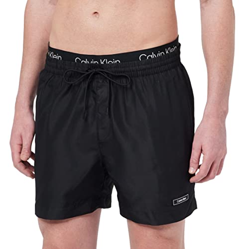 Calvin Klein Pantaloncino da Bagno Uomo Medium Double WB Lungo