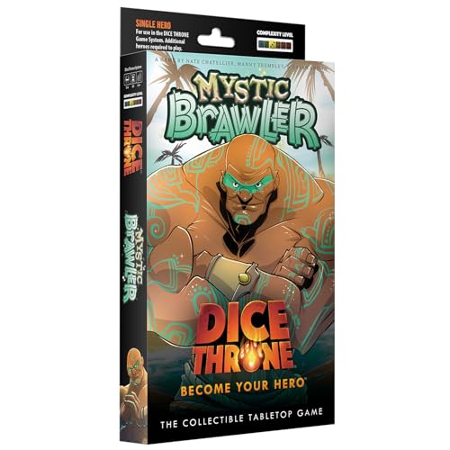 Dice Throne Box Game - Strategic Dice & Card Battler (Mystic Brawler)
