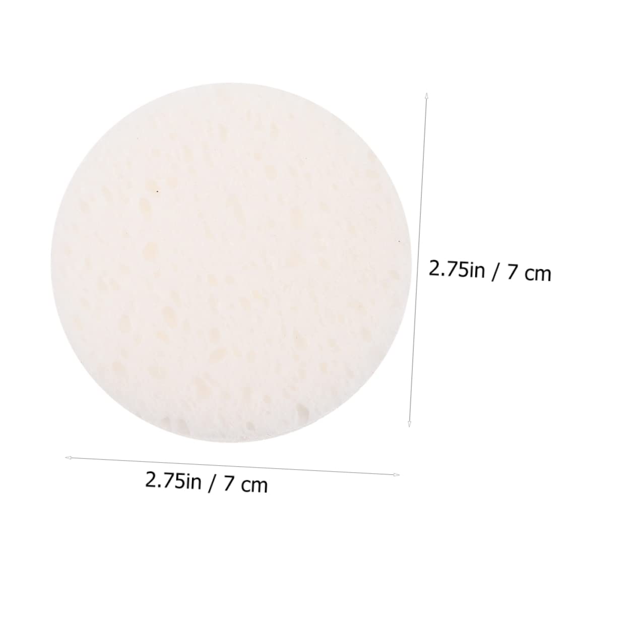 Beatifufu 40Pcs Face Cleaning Rounded Makeup Applicators for Washing Makeup Application Soft Comfortable Design for Home Salon Use