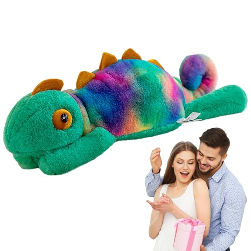 Peluche genérico camaleón - Algodón PP 45Cm 17,7In | Almohada Adorable simulada | Animal de peluche suave camaleón | Adolescentes Adultos Niñas Niños Regalo Decoración para el Hogar Jugar