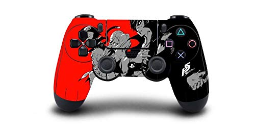 Homie Store 1pc Game Persona 5 P5 PS4 Skin Sticker Decal for Sony PS4 Playstation 4 Dualshouck 4 Game PS4 Wireless Controller Sticker - A1