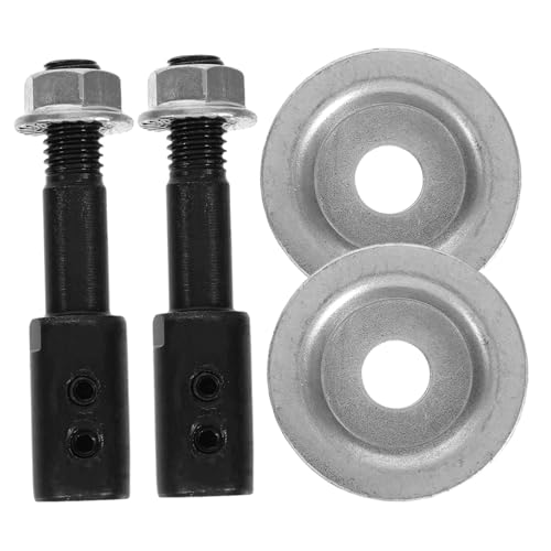 MAGICLULU Eje De Rueda Abrasiva De Acero 8 Mm Para Motor 775, Varilla Extensora Para Rueda De Pulido, Adaptador Giratorio Para Esmerilado y Bricolaje, Juego De 2 Piezas