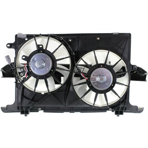 HETAIN Dual Radiator Cooling Fan Blade Assembly Set for Scion for xB 2.4L 2008-2015 14878171 1636328400-PFM