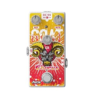 【Classic 80s Sound】- With AZOR Goat Chorus, you can achieve a luscious, liquid chorus effect that's reminiscent of the classic sounds from the 80s 【Easy to Use】- The Goat Chorus pedal features a classical design that makes it easy to dial in the perf...