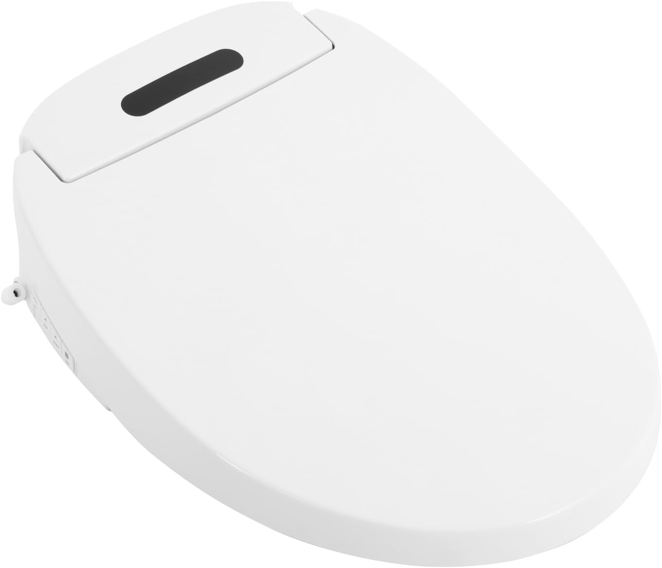 Intelligent Smart Toilet Seat Toilet Bidet with Nozzle Electric Sink Toilet Seat Heated Toilet Seat with Lighting and Temperature Adjustable PP