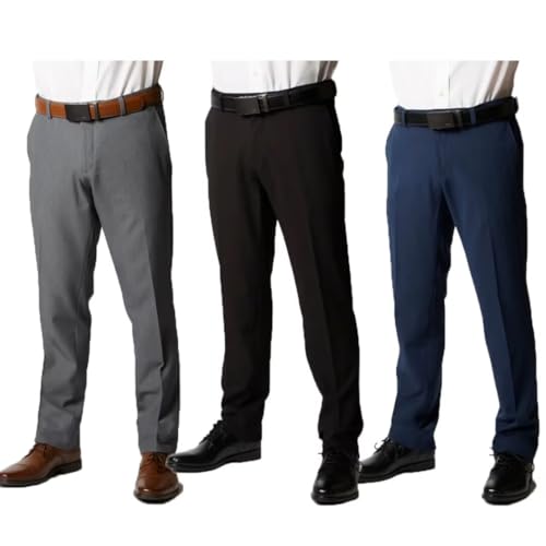 Men's Dress Pants Slim Fit Black Navy Dress Pants Trousers for Men Formal Suit Pants Casual Slacks4