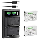 Kastar 2-Pack Battery and LTD2 USB Charger Replacement for Samsung SLB-11A SLB11A Battery, Samsung CL65, CL80, EX1, HZ25W, HZ30W, HZ35W, HZ50W, ST1000, ST5000, ST5500, TL240, TL320 Digital Camera