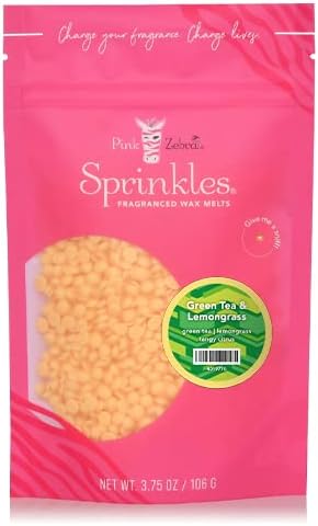 Pink Zebra Scented Sprinkles ~~ Green Tea & Lemongrass