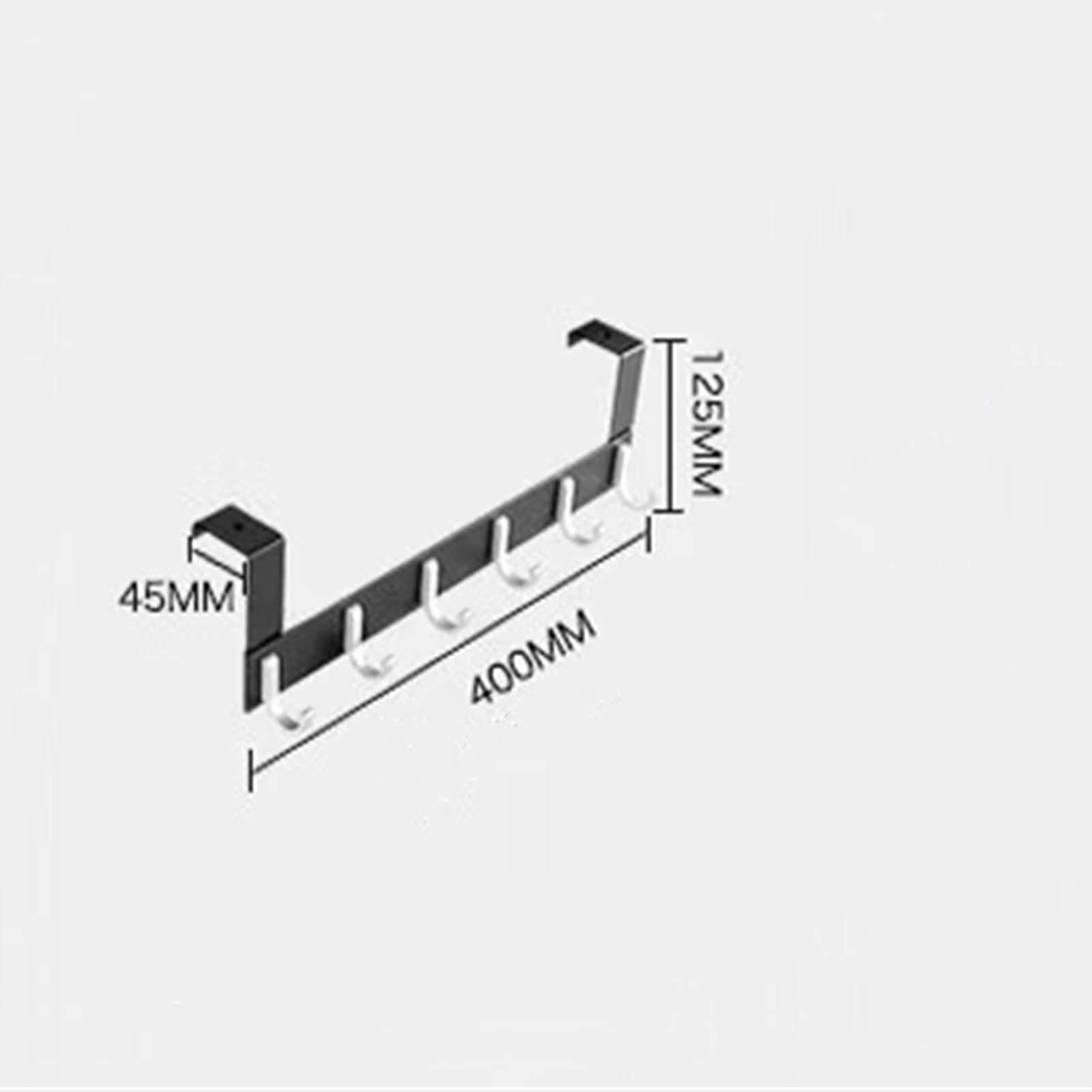 Ganchos Resistentes sobre La Puerta Percheros detrás de la Puerta sin perforar Ganchos de Pared