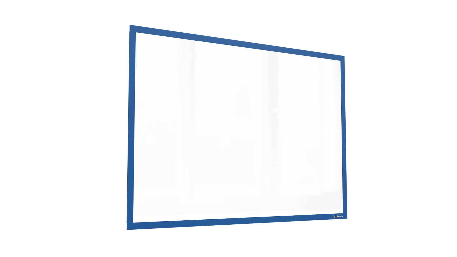 ALLboards Magnetic Document Frame A3 Blue, Clear Document Poster Holder for Metallic Surfaces, Magnetic Document Sleeve