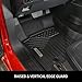 OEDRO Floor Mats Fit for Toyota 4Runner 2024-2013 / Lexus GX460 2014-2023, TPE All-Weather 4Runner Car Mats Includes 1st and 2nd Row Full Set Liners, Black