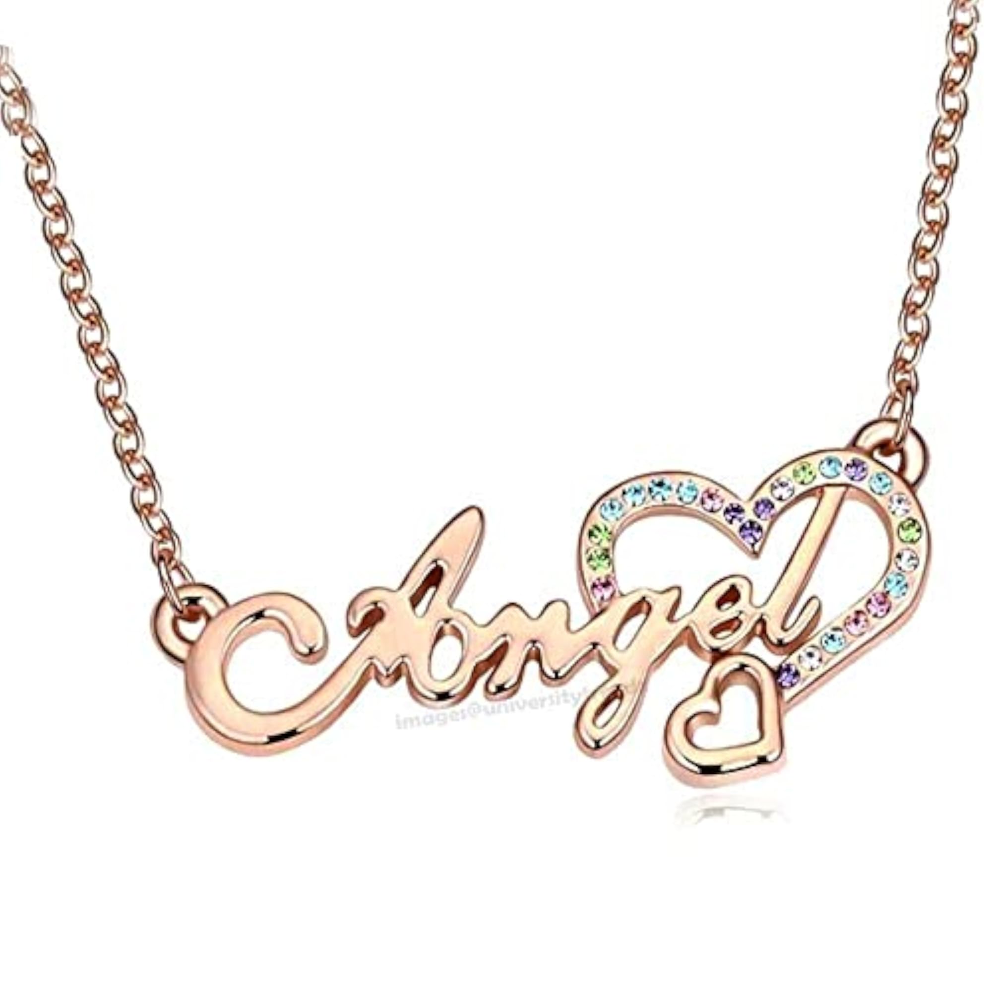 Women's Angel Pendant Necklace, Delicate Designer Gift