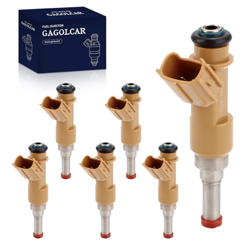 6-Pack Fuel Injectors Set | Compatible with Toyota 4Runner 2010-2020 FJ Cruiser 2010-2014 Tundra 2012-2014 4.0L V6| Replaces FJ1087 23209-39445 800-2123N