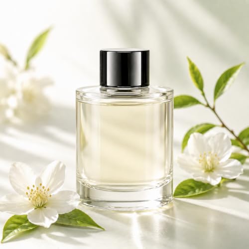 Image of Amor Lyris 5.7 fl oz Car Air Freshener Refill, Perfume Oil for Smart Car Diffuser, Long-Lasting up to 6 Months, Made with Natural Plant Extracts, White Tea