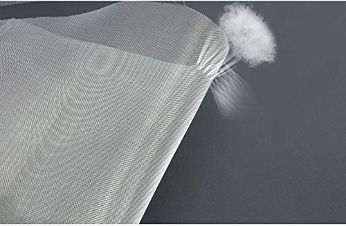 LRQY 304 Noble Beam Fly Screen for Window Doors, Reliable Insect Protection Prevents Rodents From Entering, Convenient to Cut and Install, 120 x 300 cm (47 x 118 Inches)