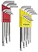 Bondhus 26999 Ball End Tip Hex Key L-Wrench Set w/BriteGuard, 13 Piece