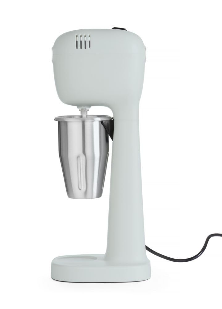 HENDI Mixer Professionale per Bevande, Aeratore di Bevande Leggere, Frappé, Cappuccini Freddi, Include 2 Bicchieri e 4 Agitatori, 230V/400W, 170x196x(H)490mm, Blu