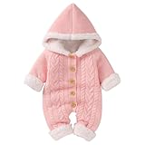 Baby mit Kapuze gestrickt Strampler sind perfektes Geschenk für Weihnachten, Halloween, Thanksgiving, Party, Urlaub, täglich, Fotografie.