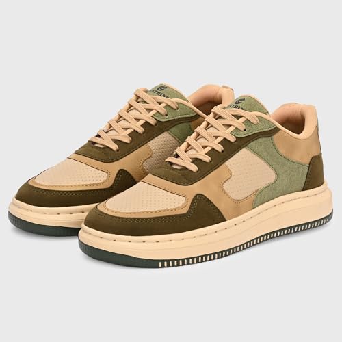 Image of Centrino Durable Sneakers for Men | Shoes for Man Stylish | Casual Lightweight Lace-Up Canvas Walking Shoes | Cushioned Insole | Breathable Anti-Skid Comfortable Sole | Mens Shoes for Long-Lasting Use (9587)