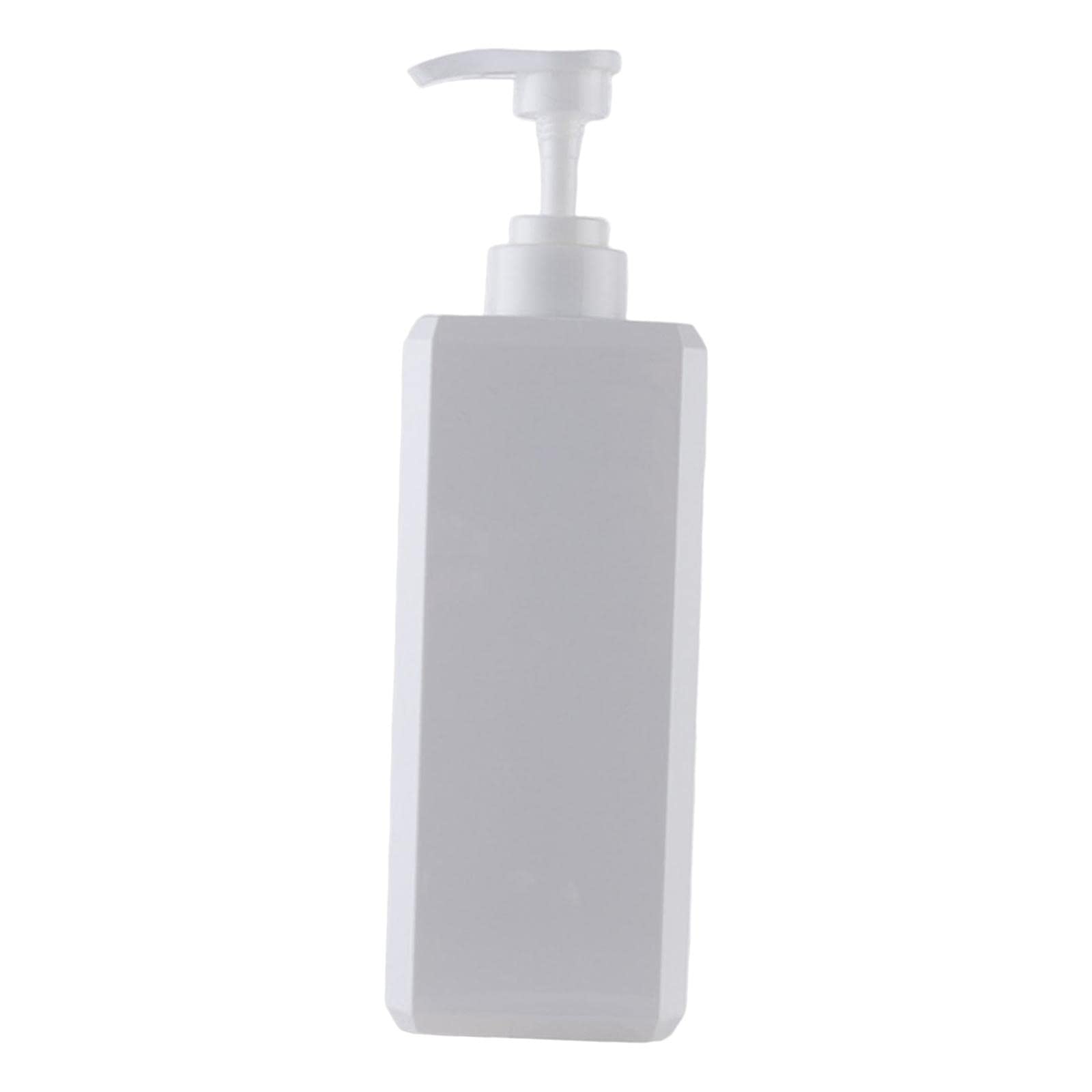 Pleayietoopiatiey White Simple Soap Dispenser Bottle Shower Bottle Pump 800Ml