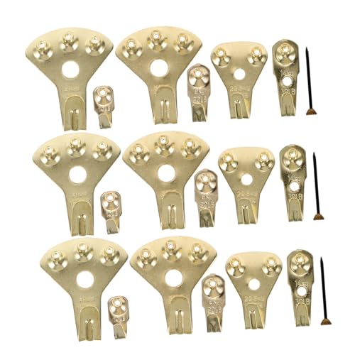 Image of Alipis 1set Heavy Duty Wall Hooks for Pictures and Mirrors Versatile Industrial Hangers Shelf for Home Decor and Office Use