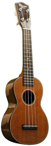 Ohana SK-35G Soprano Ukulele Solid Mahogany Top, Back, and Sides