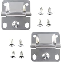 Cooler Stainless Steel Hinge Replacement for Coleman Cooler Hinges 6262 6270 5235 5250 5286b, Camping Cooler Accessories, Ice Chest Stainless Steel Hinges 2 PCS