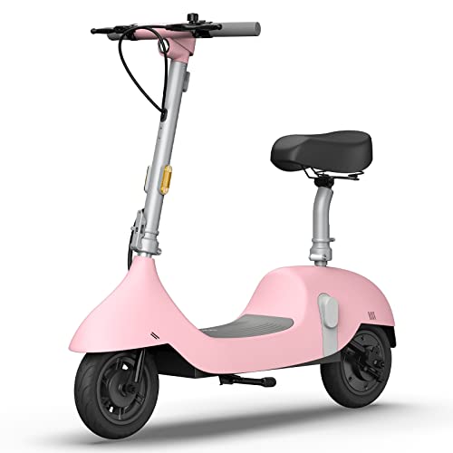 OKAI EA10 Electric Scooter with Seat, Up to 25 Miles Range & 15.5MPH