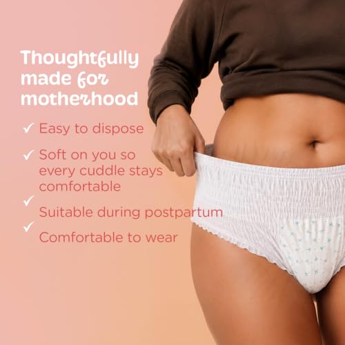 Image of Pee Safe Comfort Maternity Panty | XXL-XXXL 5 Pcs | Postpartum Bleeding