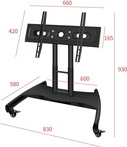 Soporte móvil para TV con ruedas universal miniatura 6