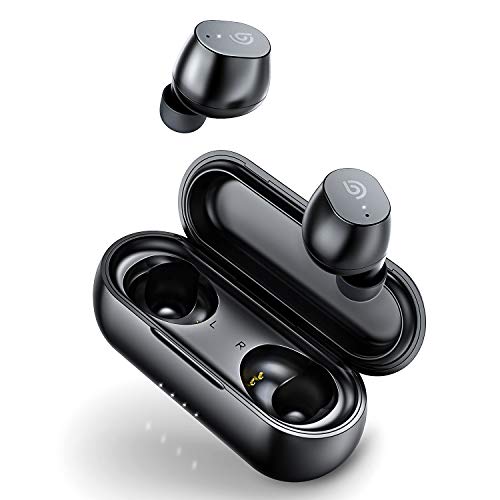 Bluetooth Kopfhörer In Ear 2020, BOMAKER TWS Kopfhörer Wireless Earbuds Bluetooth 5.0 Touch Control IPX7 30 Std.Spielzeit Kabellos Ohrhörer mit Mikrofon Single/Twin Mode Portable Ladekoffer-SiFi-II