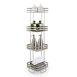 BINO 'Lafayette' 4-Tier Square Spa Tower, Nickel