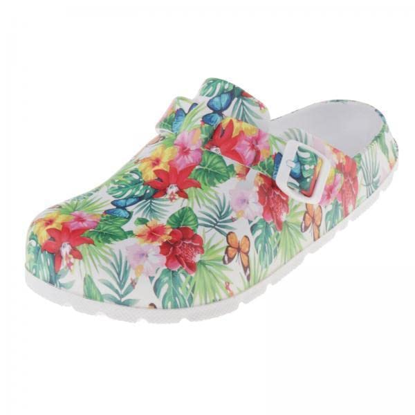 2xWomens Flower Printed Chef Clogs Shoes - Non Slip Work Nursing Shoes 36 37 | Clothing Shoes & Accessories | Womens Shoes | Occupational-image-42