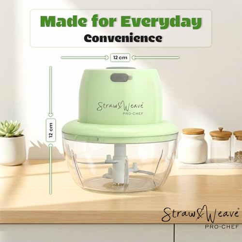 Image of Mini Kitchen Choppers 500 ML & Chopper For Kitchen Use | 1 Year Warranty | Food Grade Jar | Vegetable Chopper For Kitchen for Mincing Garlic, Ginger, Onion, Vegetable | Unstoppable Motor | 40W