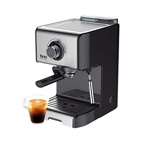 Cafetera espresso manual TM Electron TMPCF101 con espumador de leche Cover